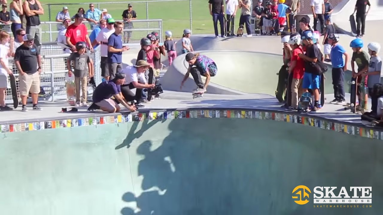 Jaws, Nyjah Huston and the AYC Team at SLO Skatepark