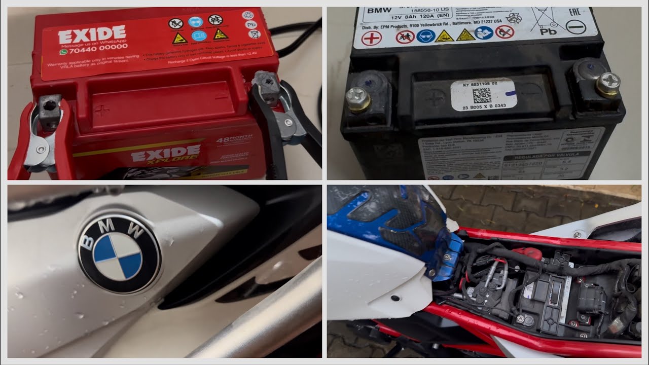 BMW G310GS Battery details & Installation process