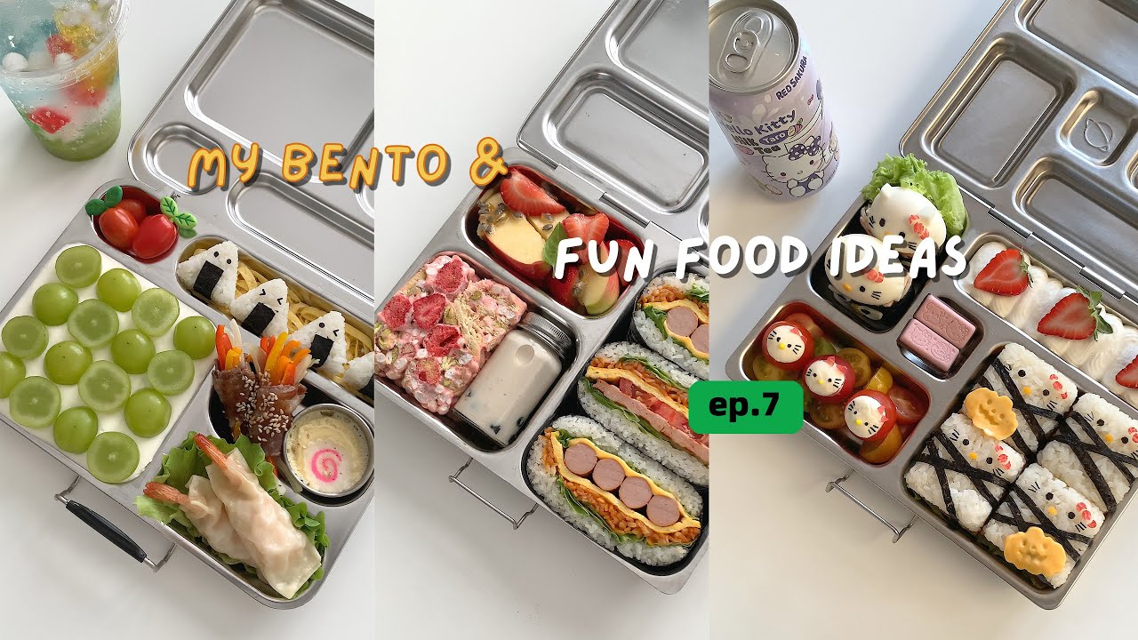 AsmrCooking My Bentobox & Fun Food Ideas｜Cute & Creative Meal Collection (Ep. 7) 🍱 ✨ #asmrvideo