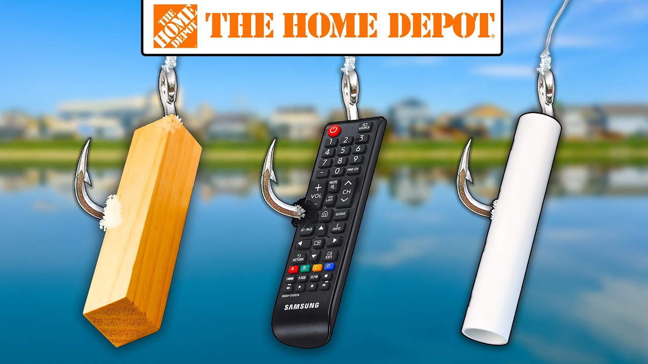 Home Depot Build Your Own Lures Fishing Challenge