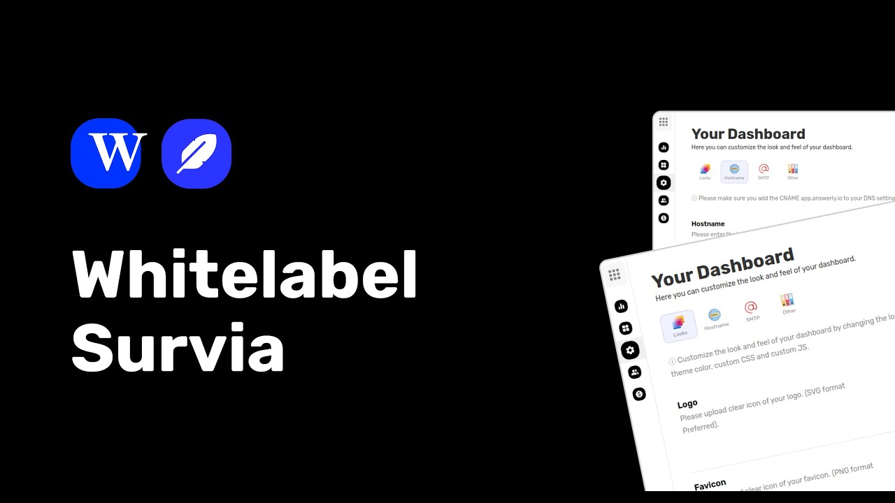 How to Whitelabel Survia - A Survey Builder SaaS