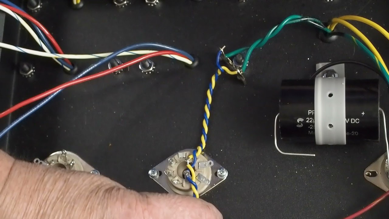 6SQ7 EL34 Tube Audio Amplifier: More Heater Wiring.