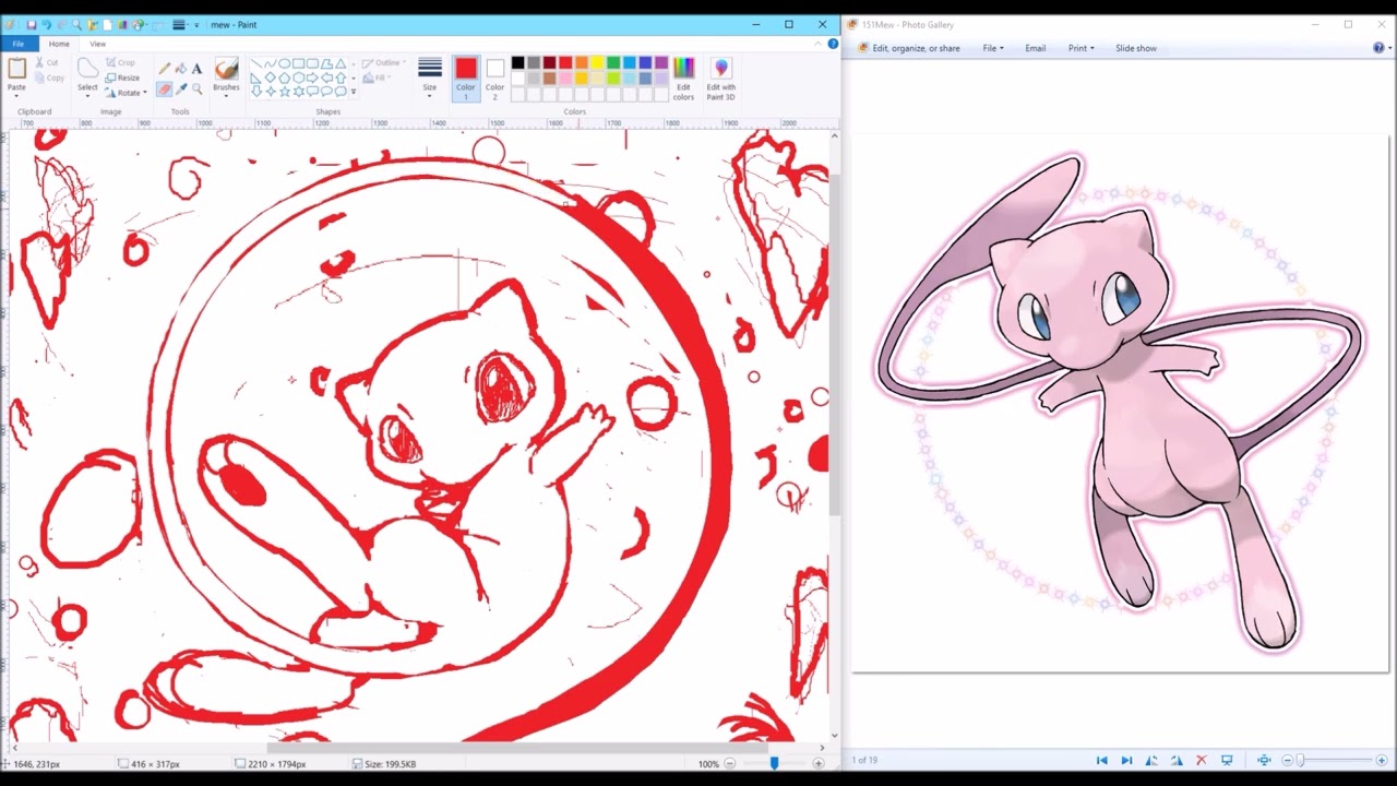 ✧A Mythical Discovery✧ Shiny Mew [Speedpaint]
