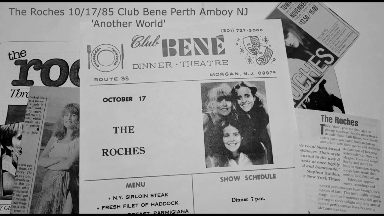 The Roches - Club Bene Morgan NJ 10/17/85 - 