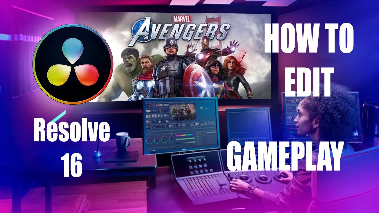 How to EDIT GAMING VIDEOS in DaVinci Resolve 16 \\ Quick tips for BEGINNERS