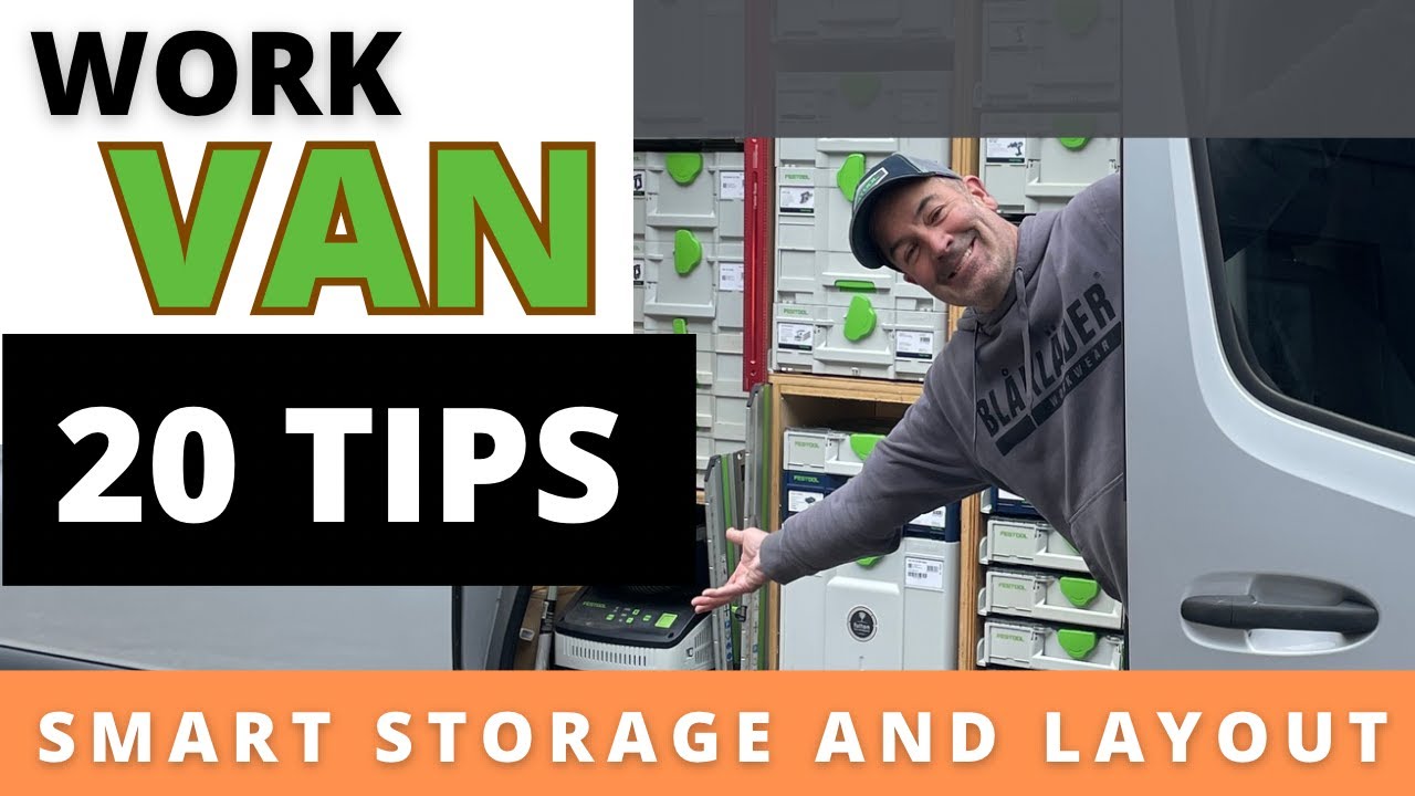 My CHEAPEST but FAVORITE van tool storage method revealed! Smart storage and layout!