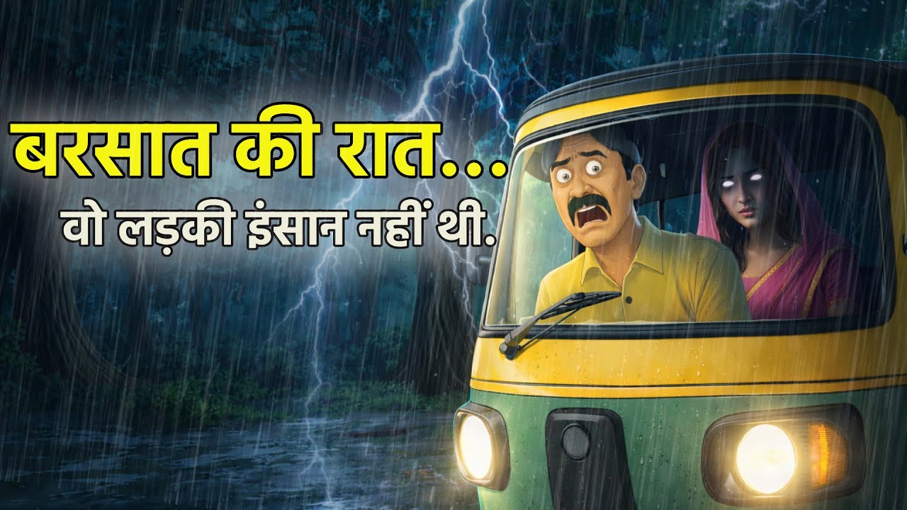 बरसात की रात… स्टेशन पर मिली वो लड़की इंसान नहीं थी 👻 | Hindi Horror Story