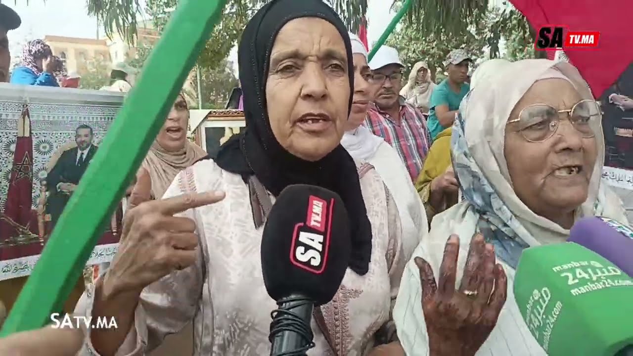 ذوي الحقوق في الأراضر السلالية المجاطية أولاد الطالب يعتصمون أمام عمالة مديونة..