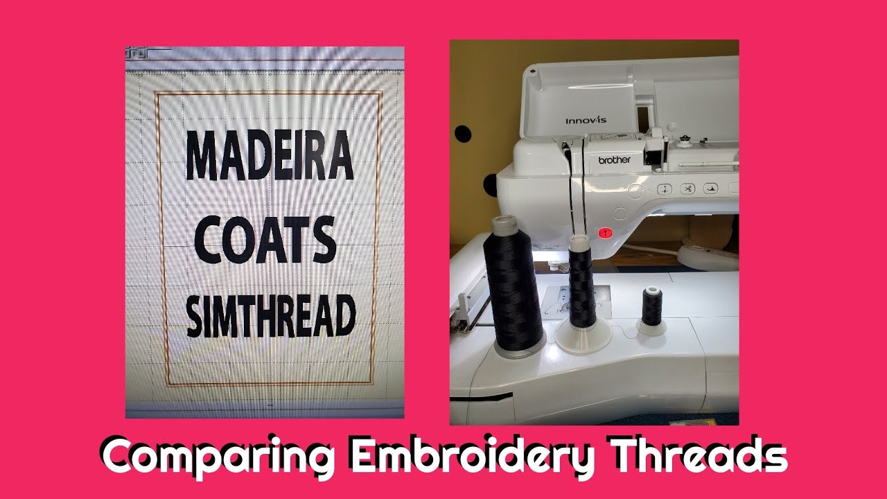 Домашняя вышивка: тестирование ниток Madeira, Coats и Simthread