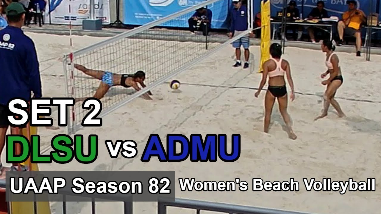 DLSU vs ADMU | SET 2 | UAAP Season 82 Beach Volleyball