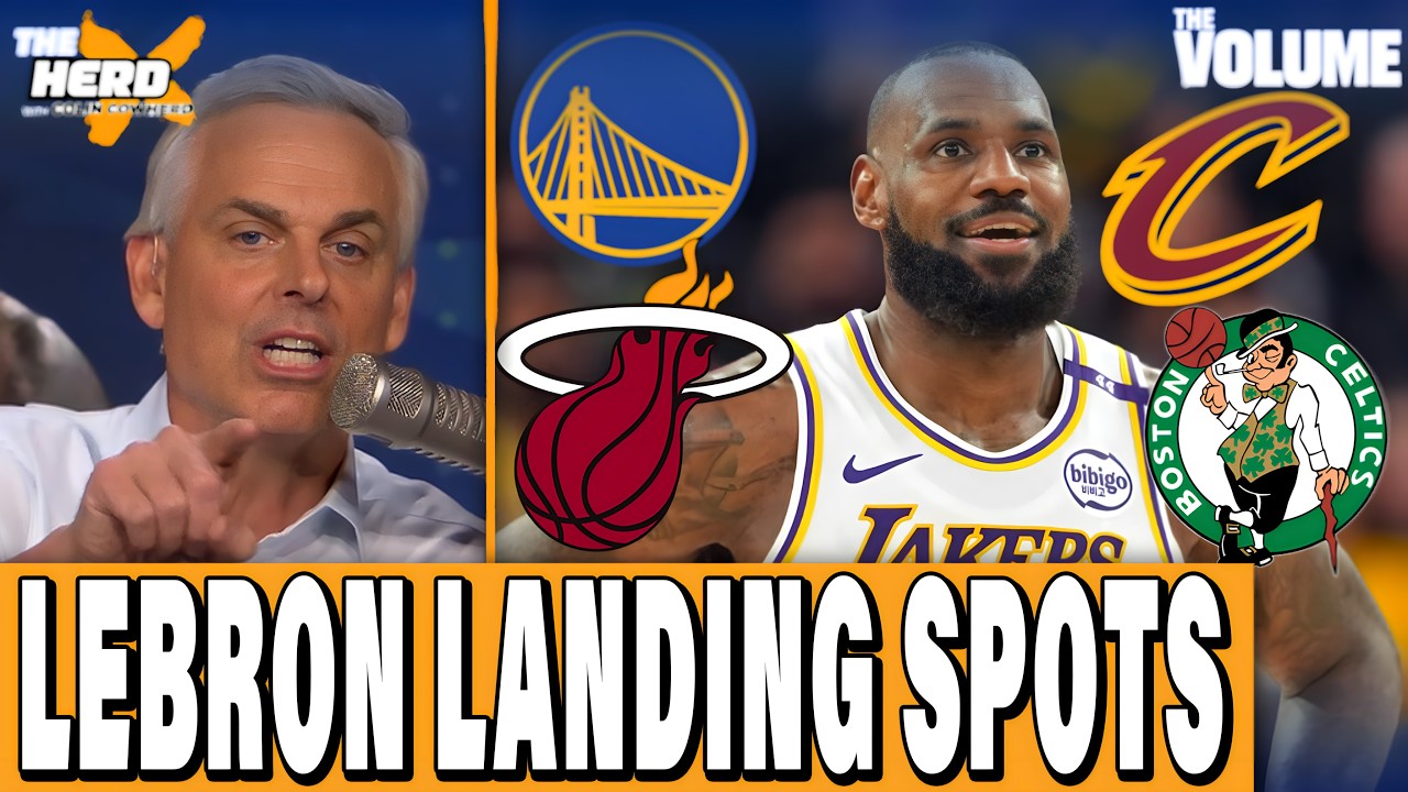 Next LeBron team: Cavs, Warriors, Heat, Celtics? + Caitlin Clark DISRESPECT | Colin Cowherd HERD NBA