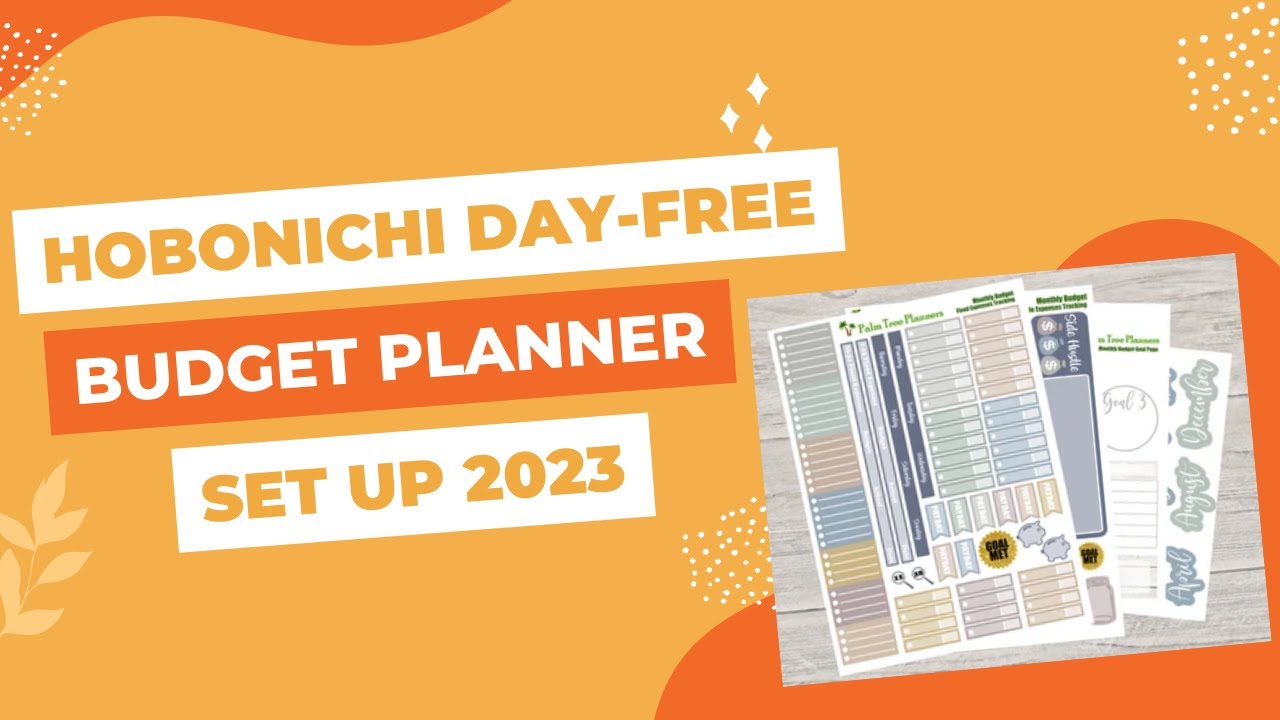 Hobonichi Day-Free 2023 Budget Planner Set Up - Plan with Me!