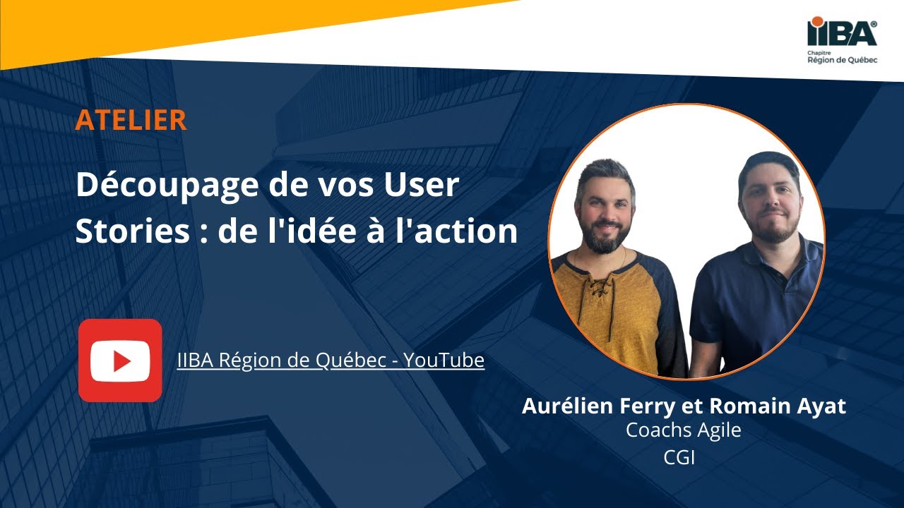 Atelier dynamique sur l'art du découpage des User Stories !
