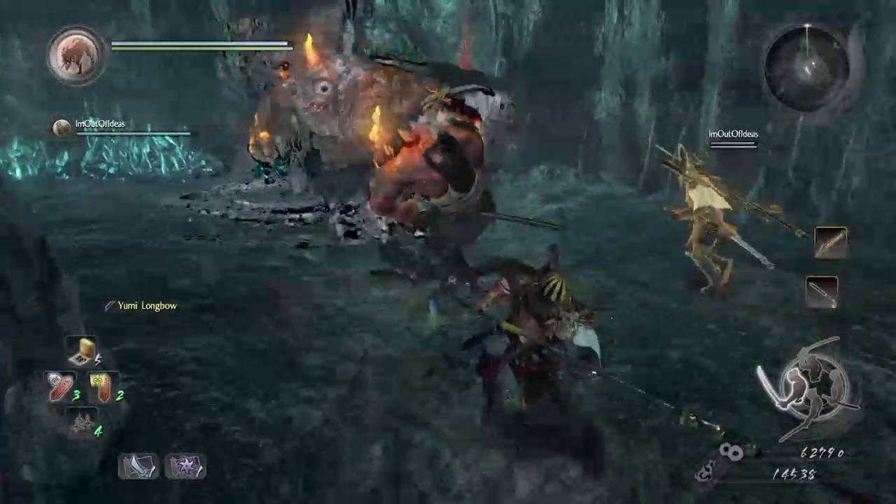 Nioh Farming For A Crazy Bat Lady