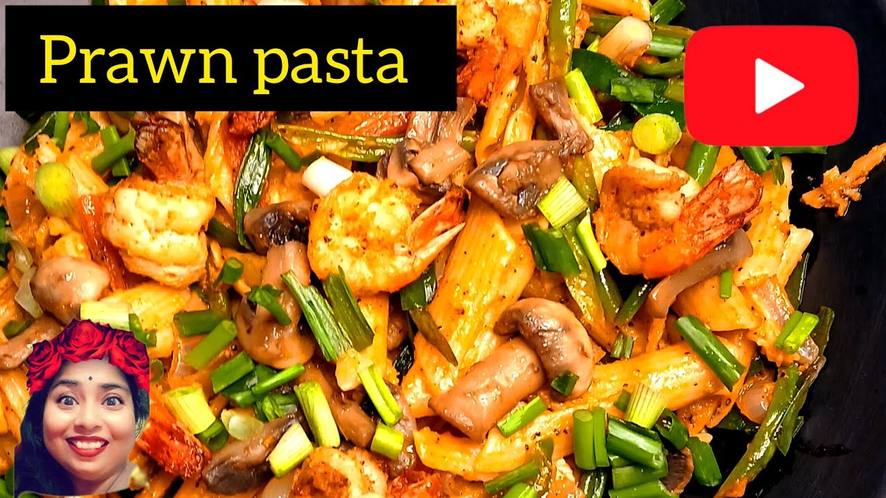 Prawn Pasta Making Video | You Can Try This At Home Very Easy And Tasty |