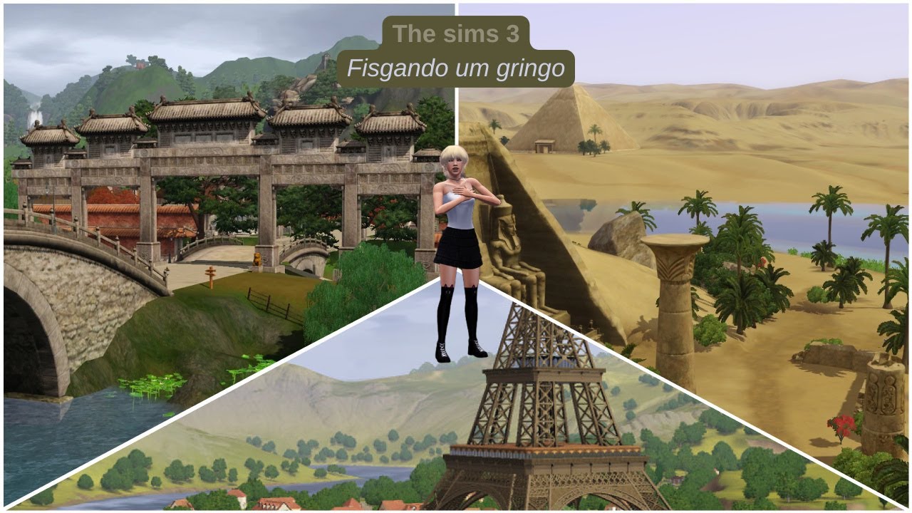 The sims 3: Fisgando um gringo- Ep. 06