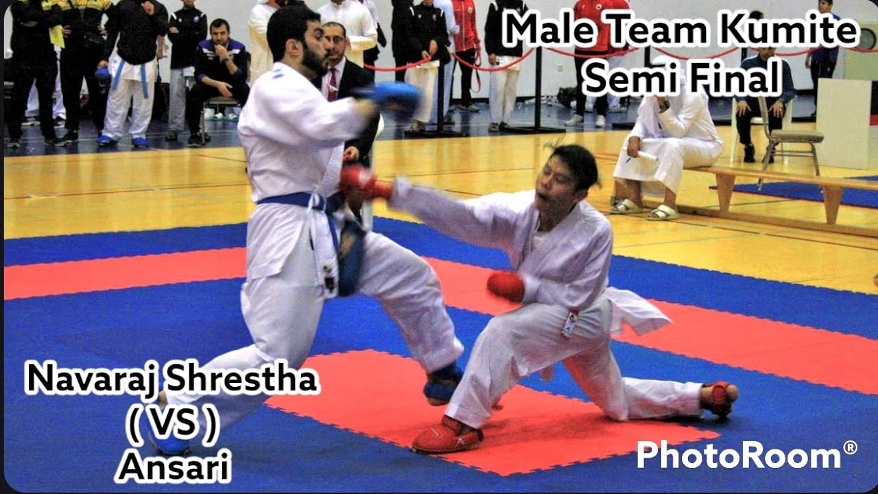 Navaraj Shrestha ( VS ) Ansari | Semi Final  Male Team Kumite , DUBAI 🇦🇪