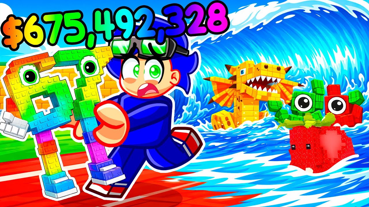 SOBREVIVIMOS a ESCAPA DEL TSUNAMI por BRAINROTS en Roblox!
