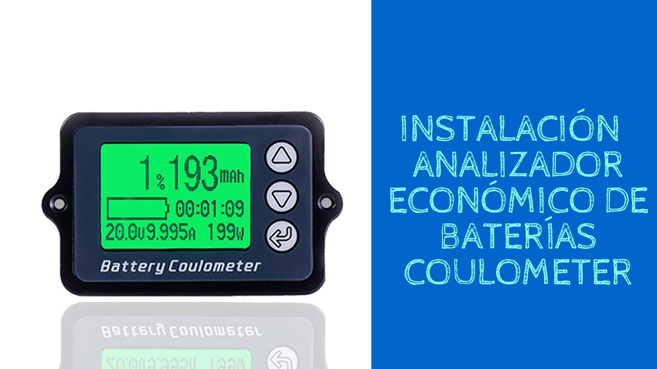 Instalación de un analizador económico de baterías coulometer #85 #autocaravana #brico