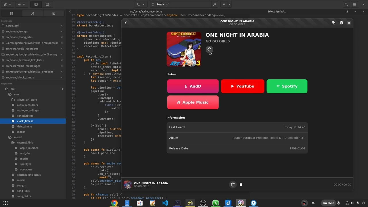 Mousai: Song identification app in GTK4 and Rust