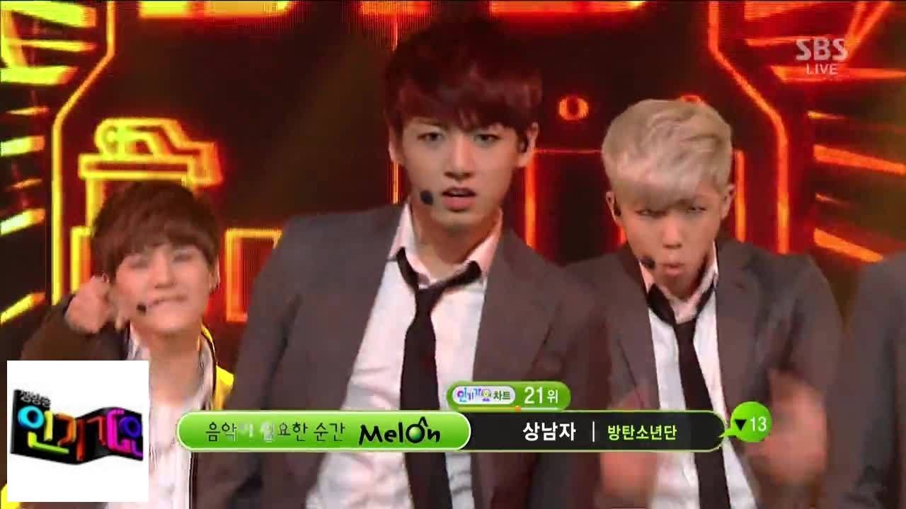[Bulletproof Boy Scouts B.T.S] - Sang Man @ Популярная песня Inkigayo 140309