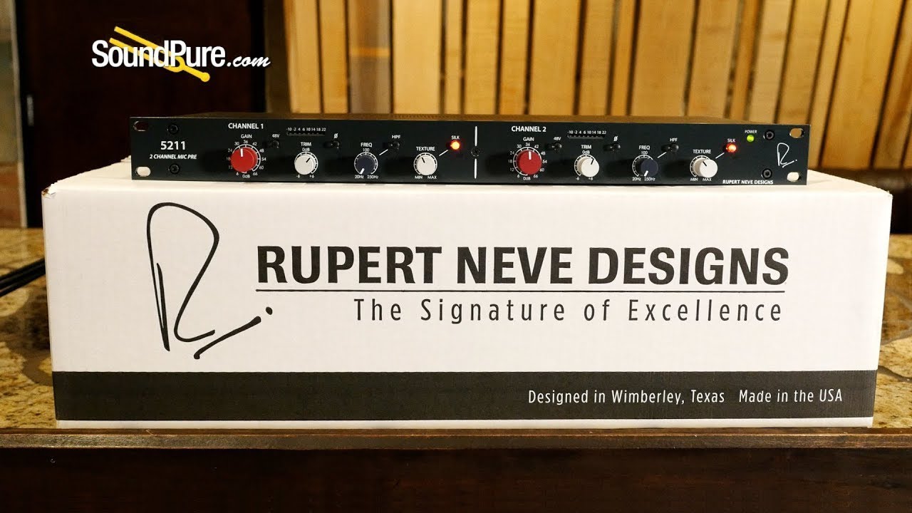 Rupert Neve 5211 2-Channel Mic Pre Demo