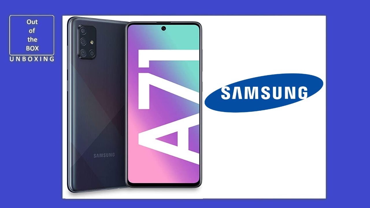 Samsung A71 UNBOXING (6GB RAM 128GB 179g dual sim)