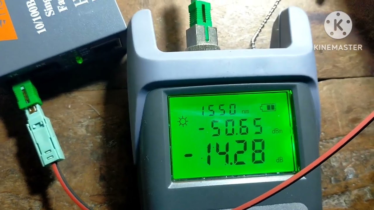 Tamang Callibration ng Power Meter at Standard Reading Single Core Fiber After Splicing