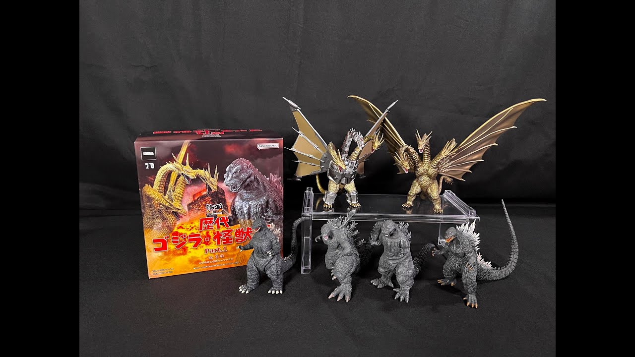 【Art Spirits】激造系列 歷代哥吉拉 怪獸編 Part.1盒玩開箱｜Hyper Modeling Series Successive Godzilla Monster Part 1