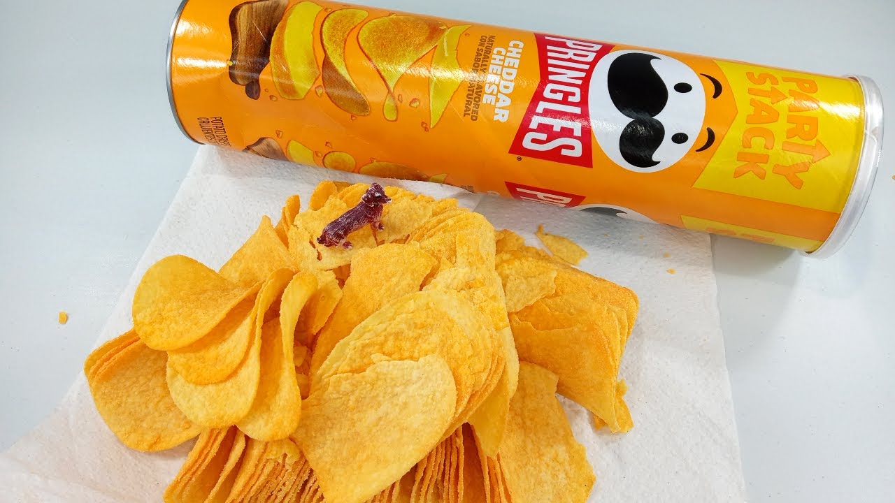 Unboxin Doxin - Pringles Cheddar Cheese Party Stack