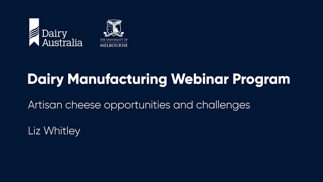 Title Artisan cheese opportunities and challenges