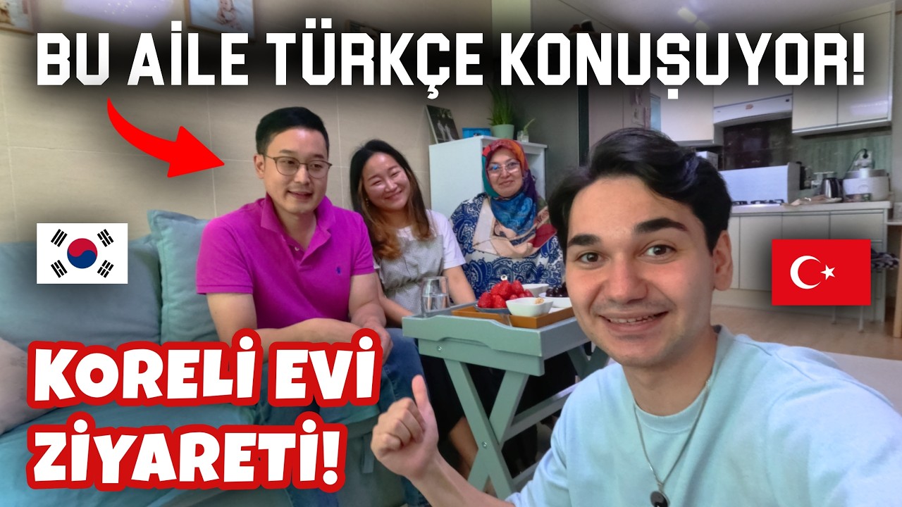 TÜRKÇE KONUŞAN KORELİ AİLE! - Koreli Evi Ziyareti!