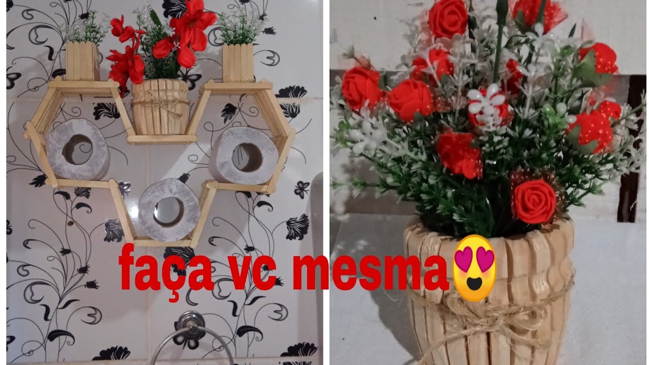 DIY/2 IDÉIAS SUPER FÁCIL usando palito de picolé e pregador de roupas*faça e ganhe dinheiro🤑*