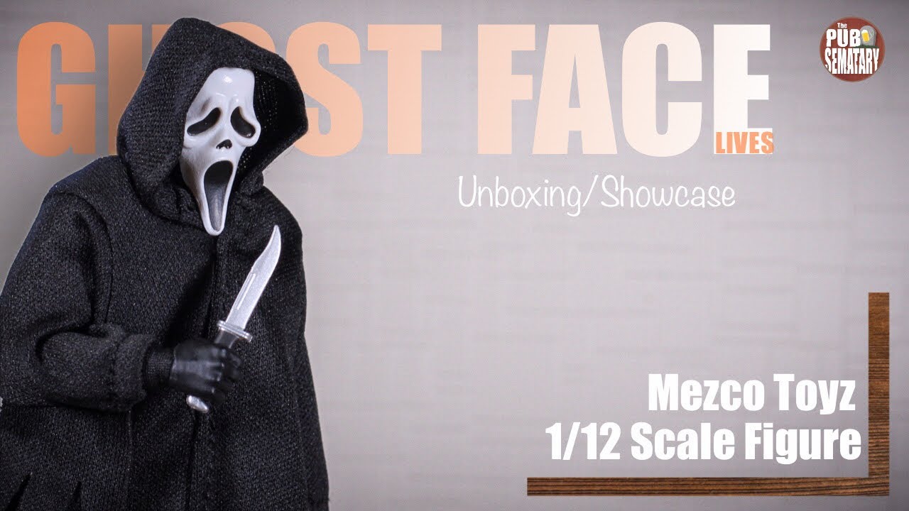 Ghost Face Lives Figure by Mezco Toyz Ghostface (Scream) Unboxing, Showcase & Review #ghostface 