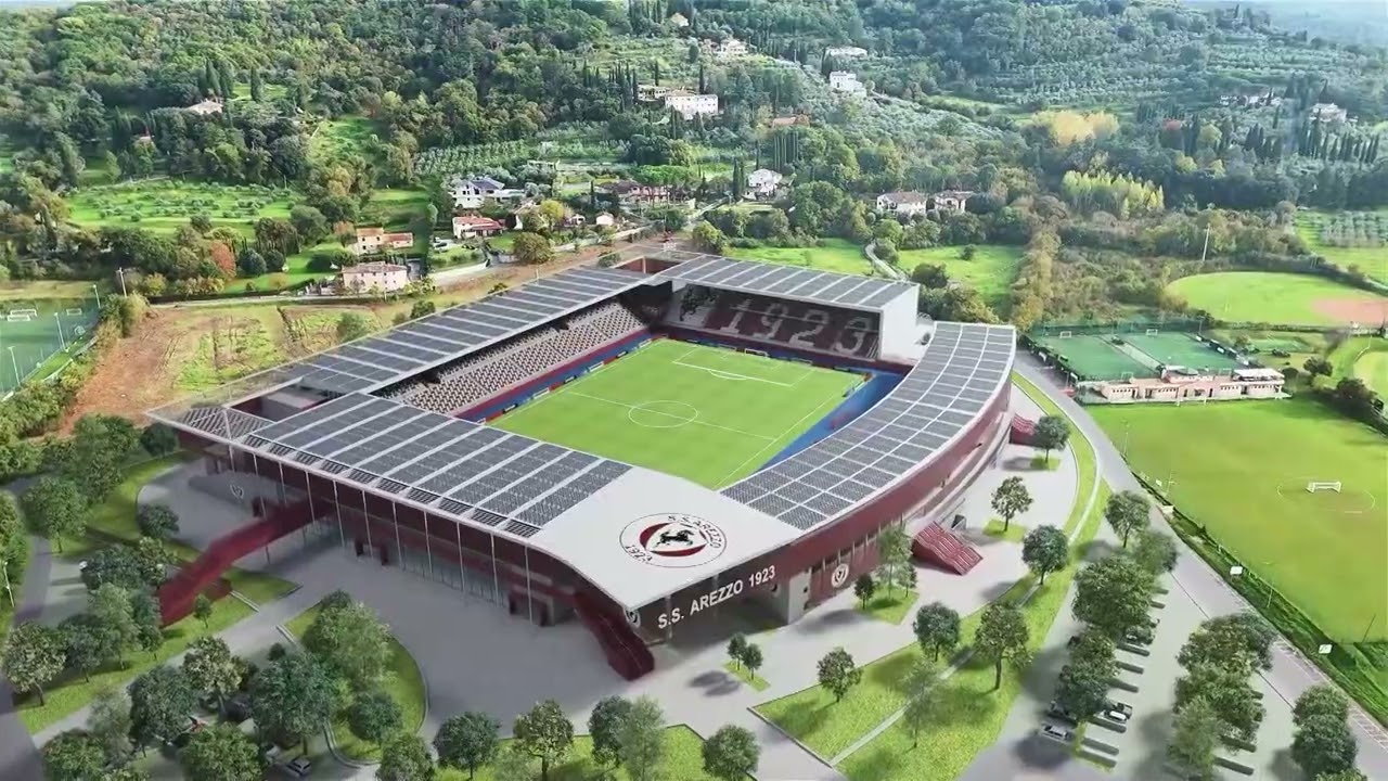progetto stadio Città di Arezzo