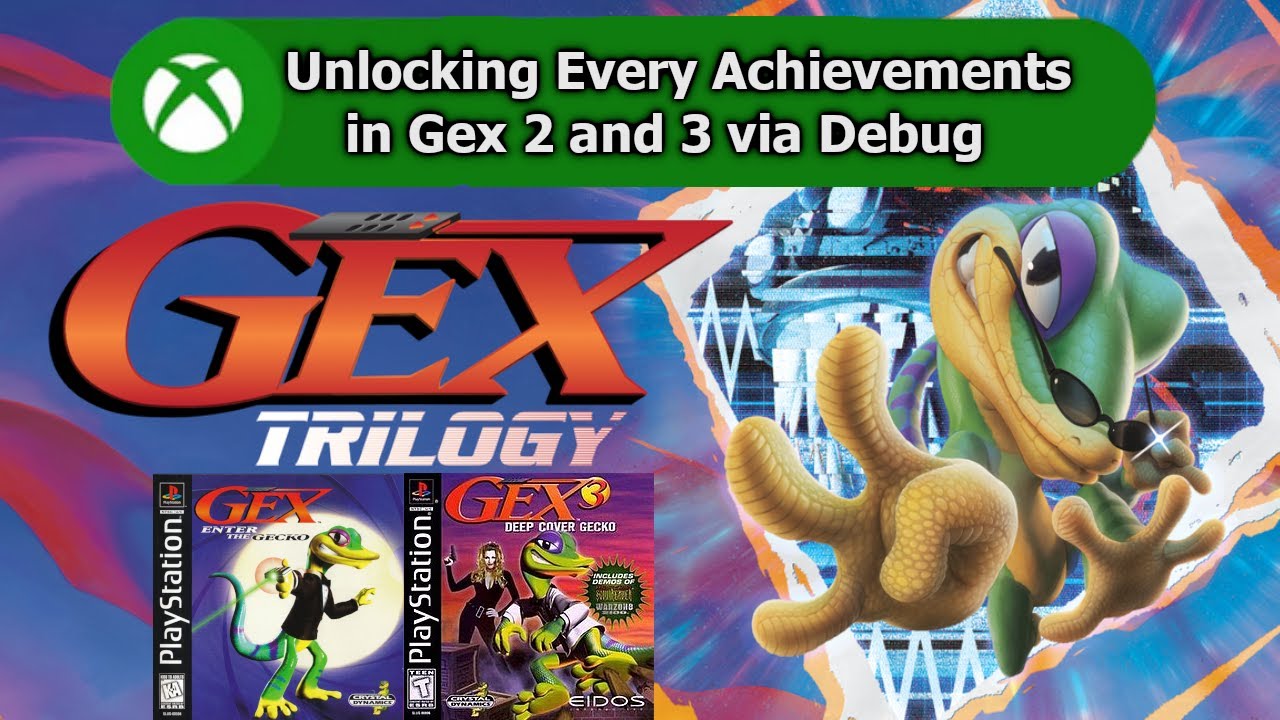Unlocking Every Achievements in Gex 2 and 3 via Debug Menu - Gex Trilogy
