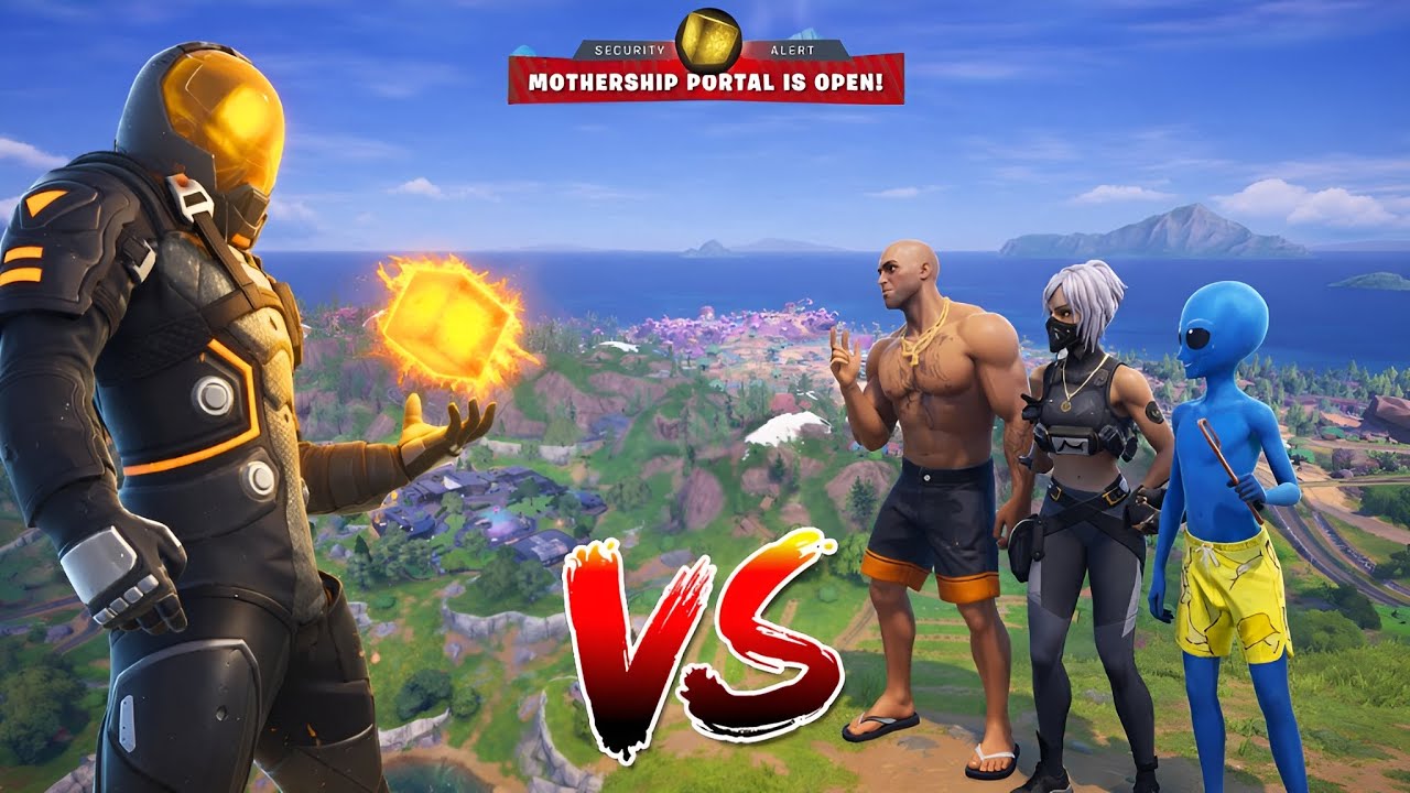 DARK VOYAGER VS ALL BOSSES CHALLENGE IN FORTNITE (Chapter 7 Season 1)