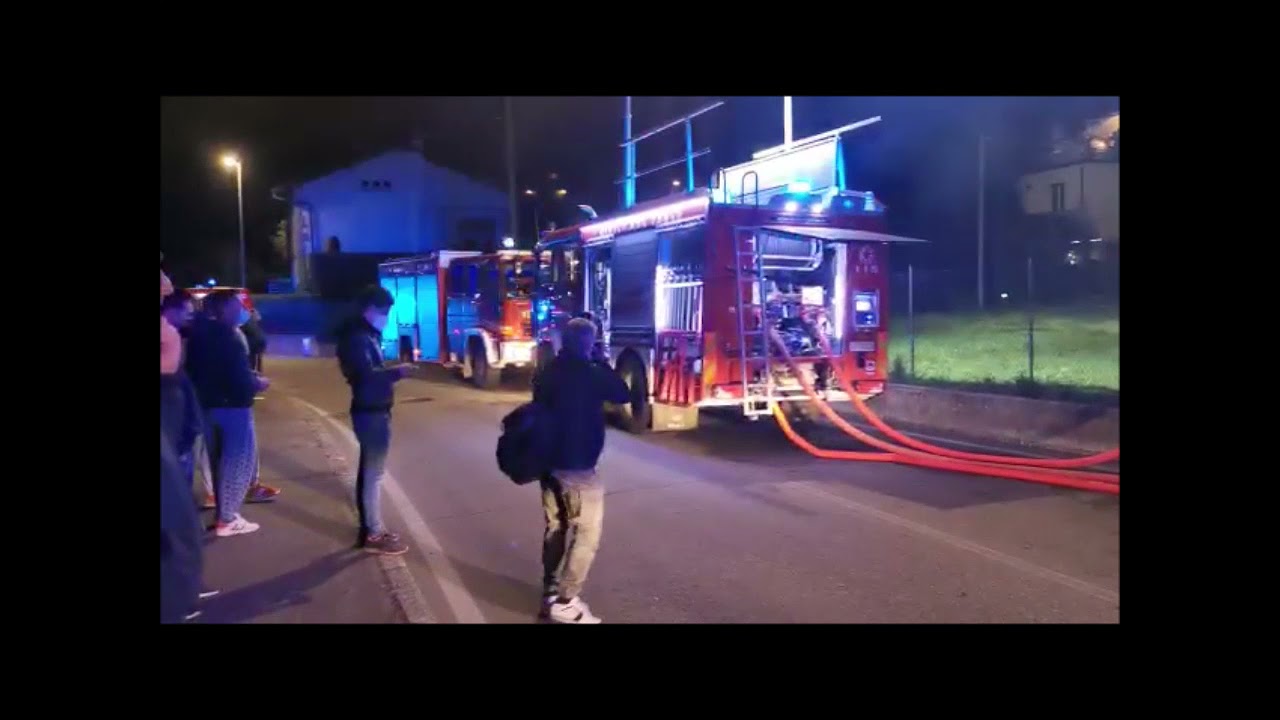 Incendio in via Oriani a Varese