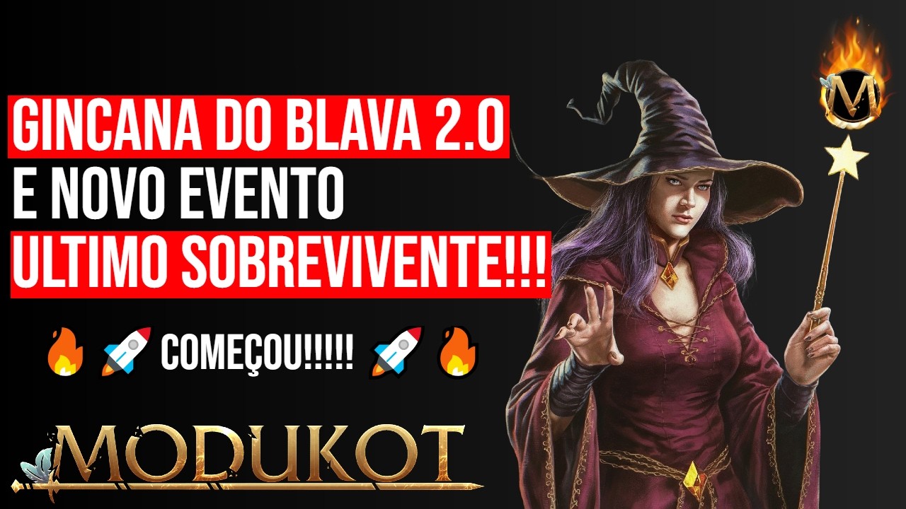 GINCANA DO BLAVA 2.0 E NOVO EVENTO HARDCORE??? - 🔥 MODUKOT 🔥