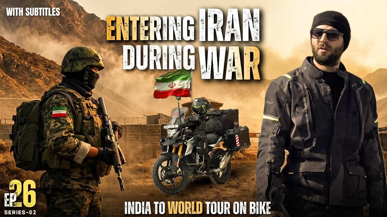 Entering Iran During the Iran-Israel War 🇮🇷 | India To Iran On Bike 🇮🇳 | S2 Ep-26 | The Umar
