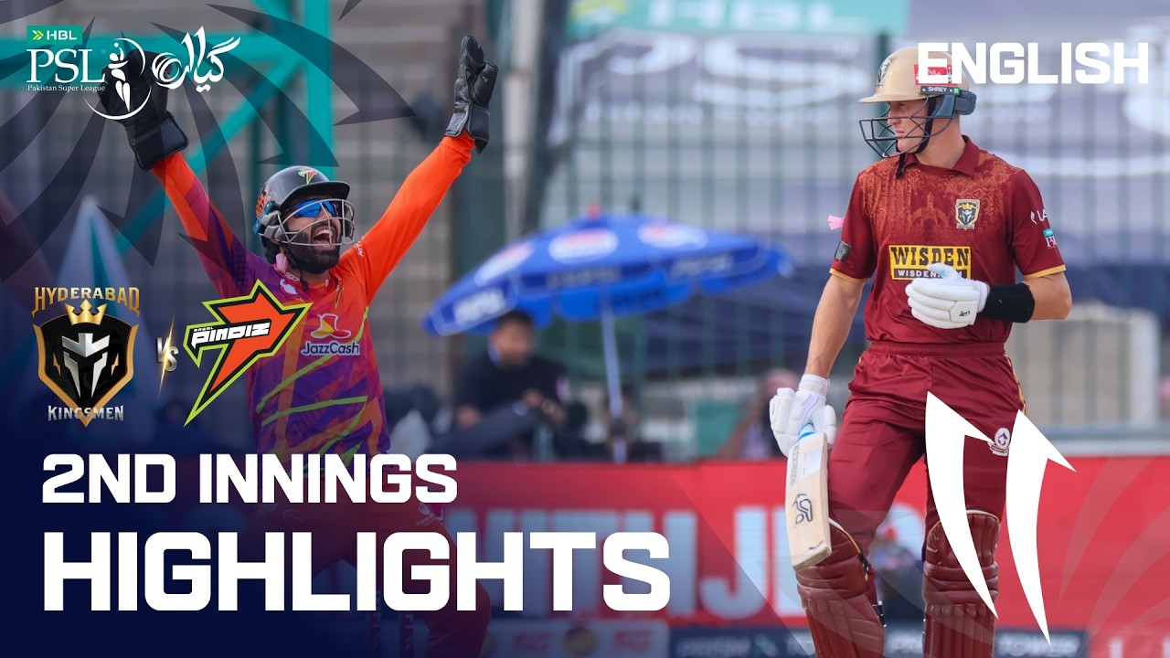 2nd Innings Highlights | Hyderabad Kingsmen vs Rawalpindiz | English | Match 24 | HBL PSL 11 | MZB1K