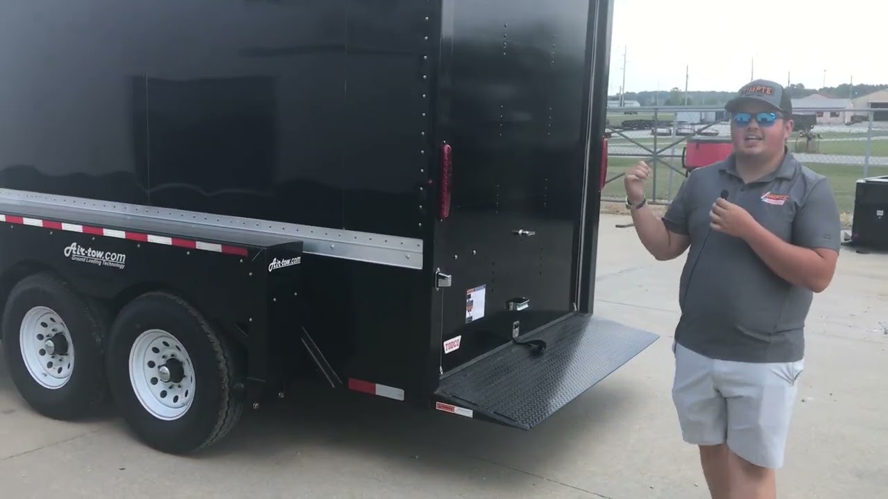 Air-Tow Drop Deck Enclosed Trailer