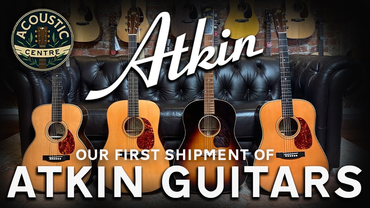 We Sit Down With Our First Shipment Of Atkin Guitars!
