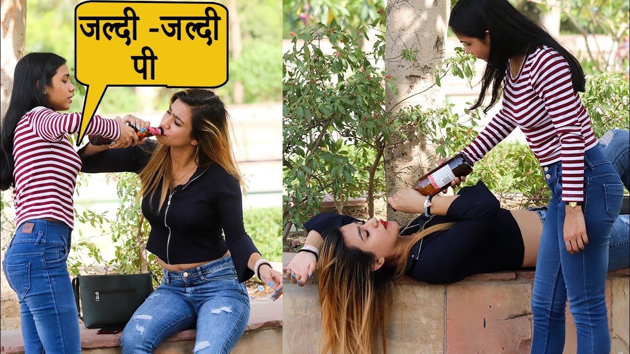 When Girl Is Drinking In Public Place | Shocking Reaction | Rits Dhawan