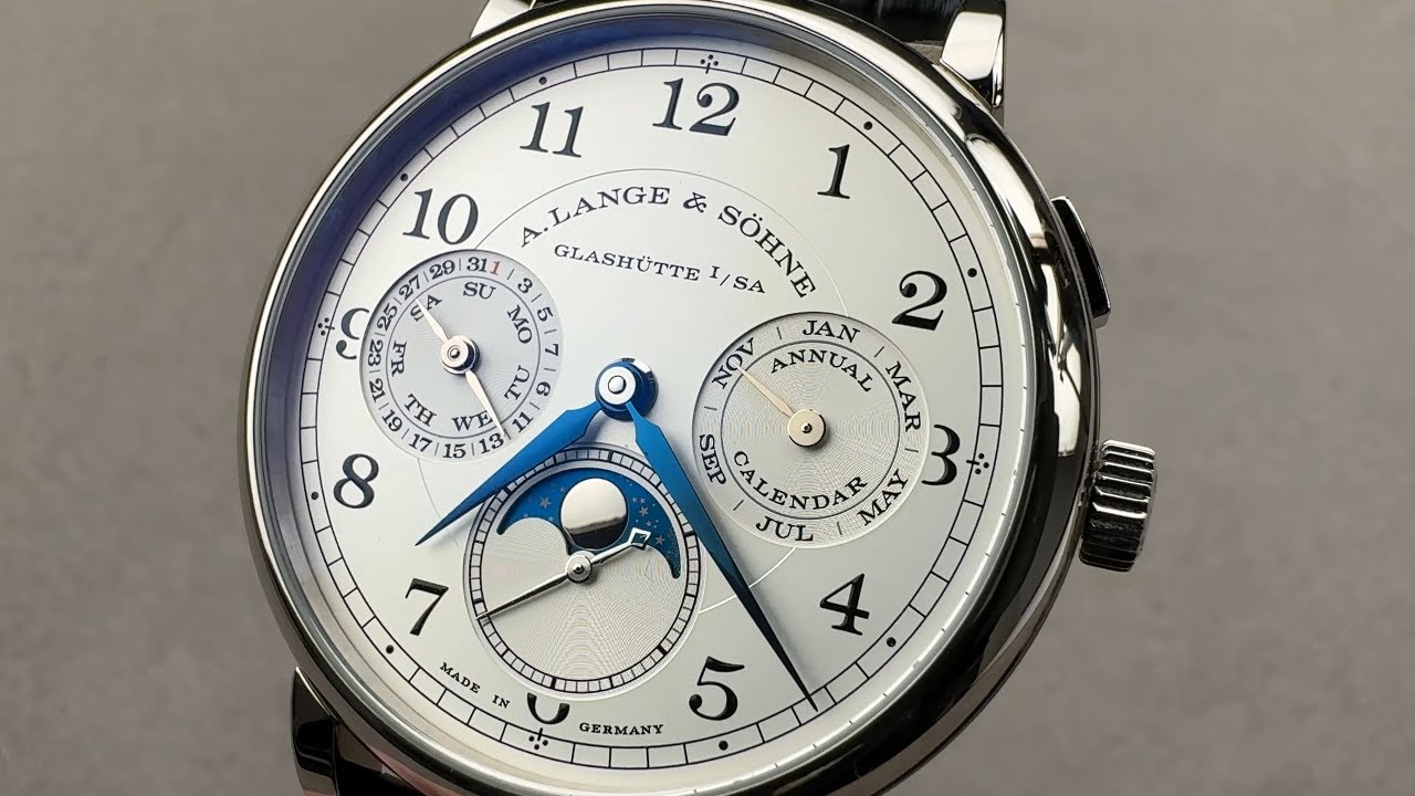 A. Lange & Sohne 1815 Annual Calendar (238.026E) -40mm White Gold Hands-On Review & Feature Overview