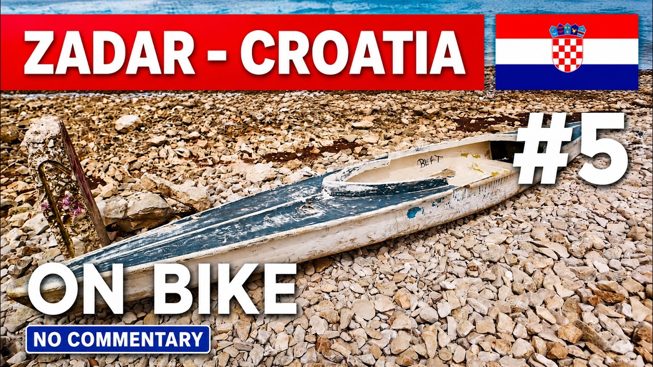 #5 Zadar na Rowerze: Marina i Dzikie Plaże | Zwiedzanie Północnej Części Miasta | Bez komentarza