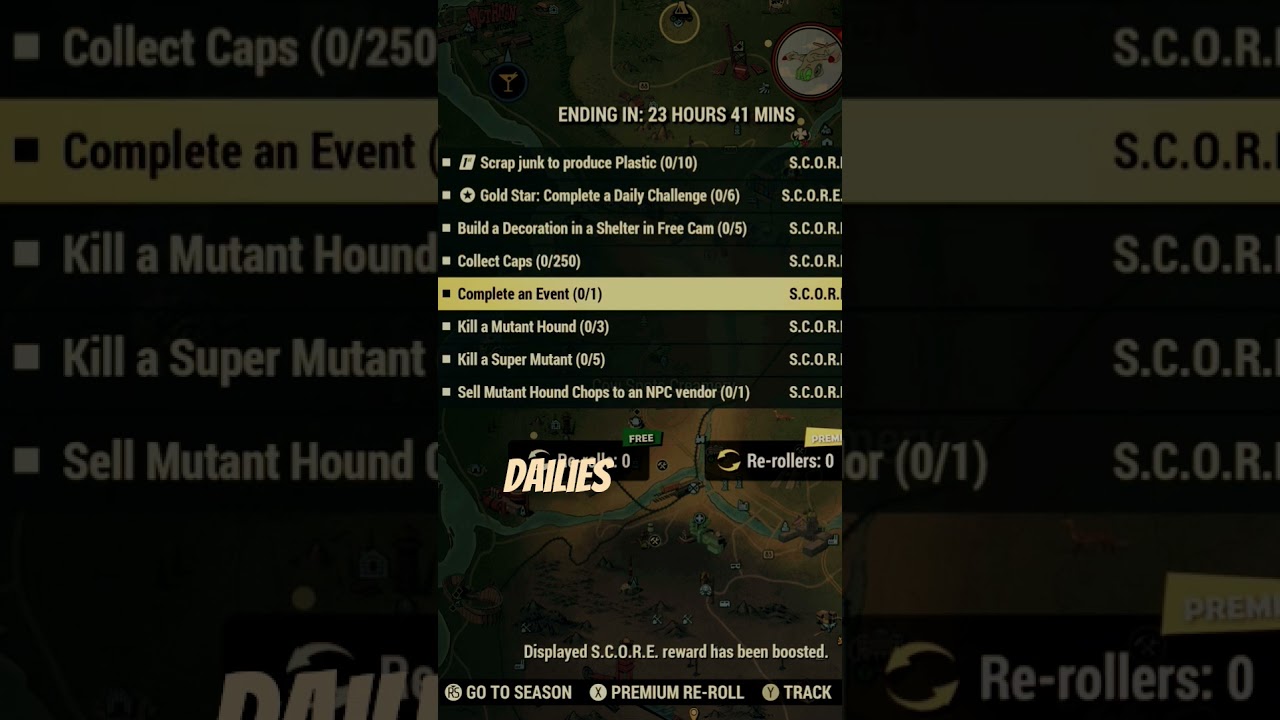 Fallout 76 dailies 9.4.25