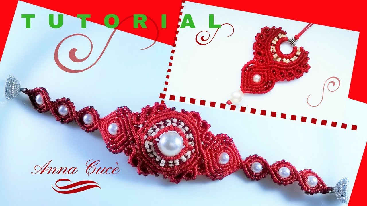 Bracelet tutorial macrame 
