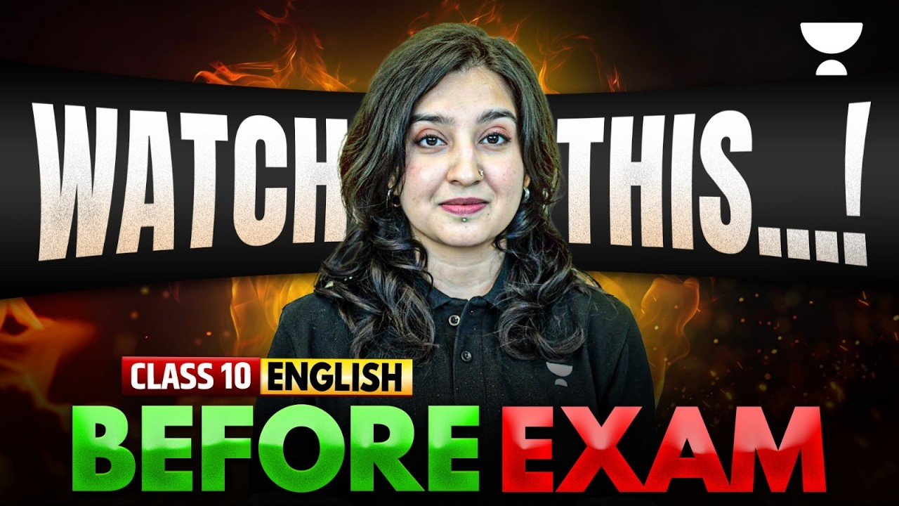 Class 10 English Marathon 2026 | Full Revision in One Video | Last Minute Prep | Asmita Ma'am