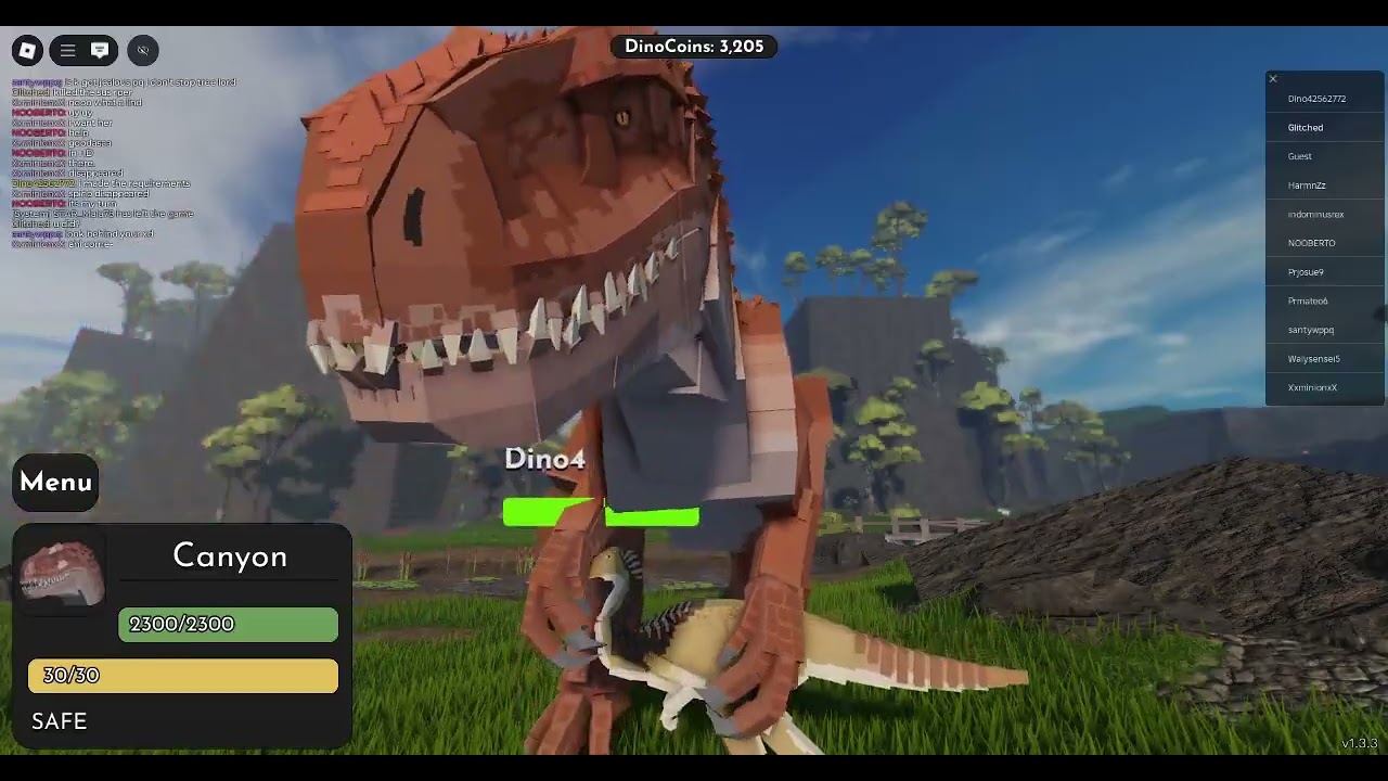 Finding weird roleplayers in Jurassic blocky (They are teamers!)